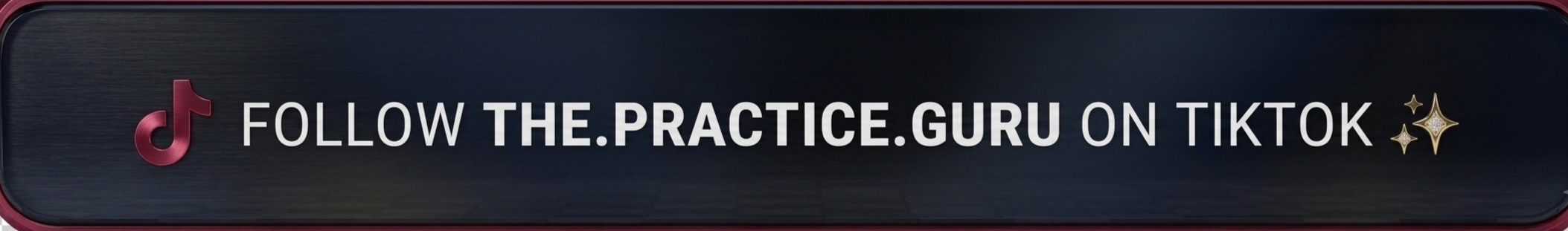 Follow The Practice Guru on TikTok